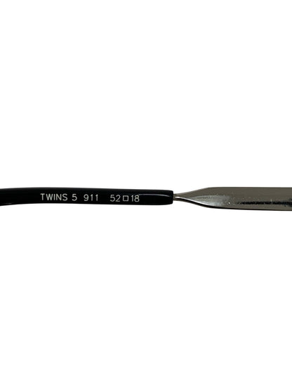 ファースアファース TWINS 5 911 メガネ ブラック メタルフレーム スクエア ITBP40W2HHBU