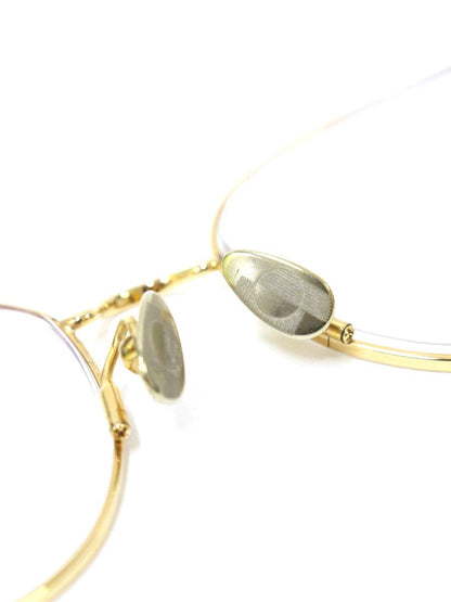 アーレム Place Mireille メガネ ゴールド メタルフレーム(合金＋22Kメッキ) フルリム キャットアイ IT1CVMD94HTO