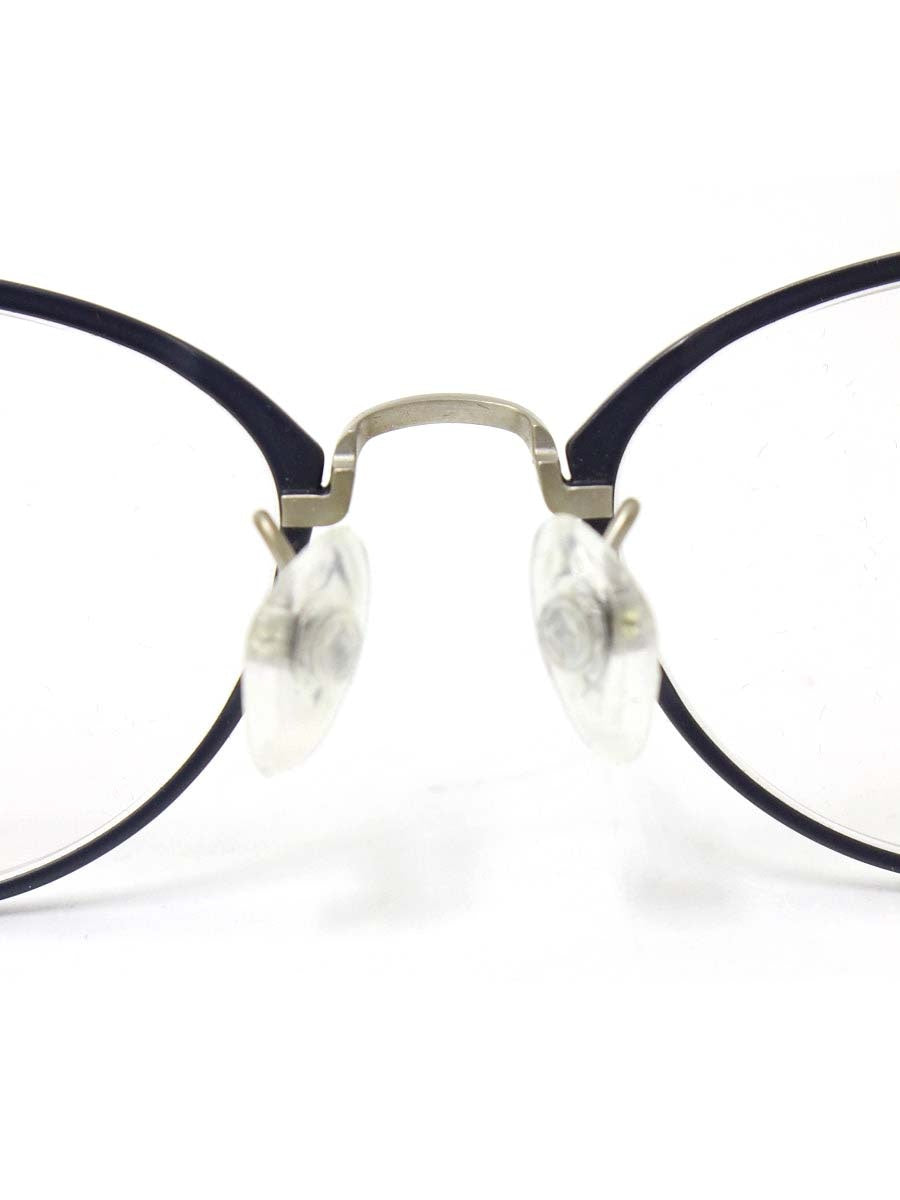 フォーナインズ S-751T メガネ ネイビー/ブラウン セルフレーム フルリム ITYK1JS7FD2Q