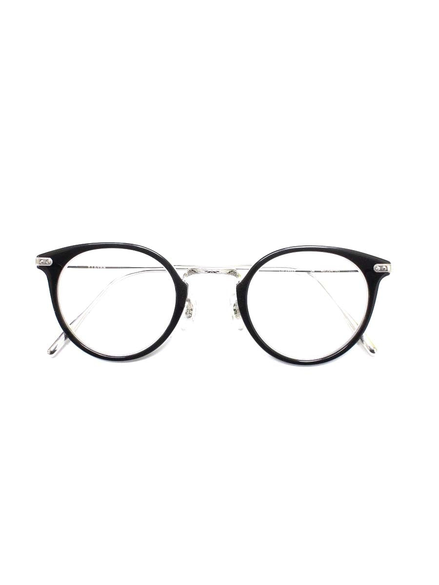 アイヴァン Chrissie クリッシー メガネ ブラック/シルバー コンビフレーム ウェリントン ITSDRTDZ9CKY