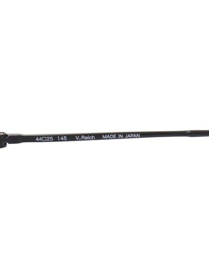 ユウイチトヤマ V.Reich U-142 メガネ ブラック チタン×アセテートフレーム 多角形型 ITOC2ERNAPTS