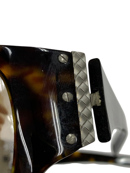 ボッテガヴェネタ イントレチャート BV45/S サングラス ブラウン セルフレーム フルリム ティアドロップ IT5F52NJSWE8