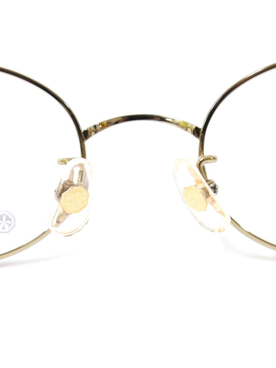 中村勘三郎 KN-2674 メガネ ベージュ/ルナゴールド コンビフレーム フルリム オーバルシェイプ ITBJ166AQ66S