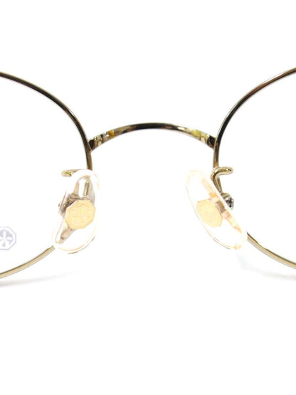 中村勘三郎 KN-2674 メガネ ベージュ/ルナゴールド コンビフレーム フルリム オーバルシェイプ ITBJ166AQ66S