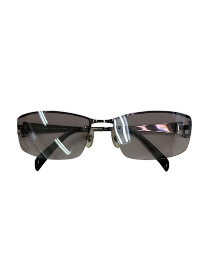 ポリス S8356J サングラス シャイニーガンメタル メタルフレーム リムレス オーバルスクエア IT7WVSCCFJTW