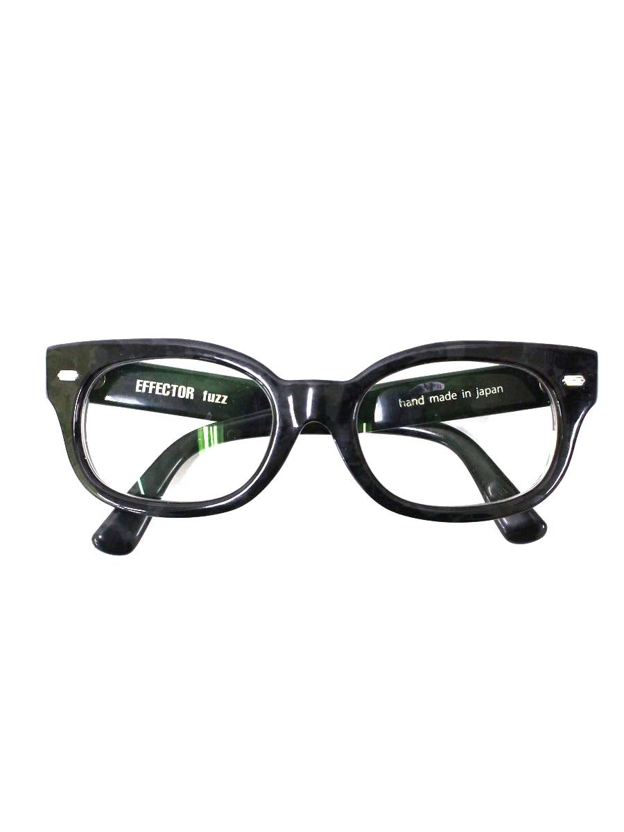 エフェクター Fuzz ファズ メガネ ブラック  セルフレーム スクエア ITX9ASGAKWXS