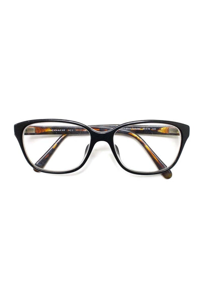 コーチ HC6103 メガネ ブラック/ブラウン セルフレーム フルリム ウェリントン ITPG9E7FQVHC