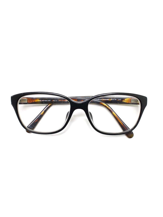 コーチ HC6103 メガネ ブラック/ブラウン セルフレーム フルリム ウェリントン ITPG9E7FQVHC
