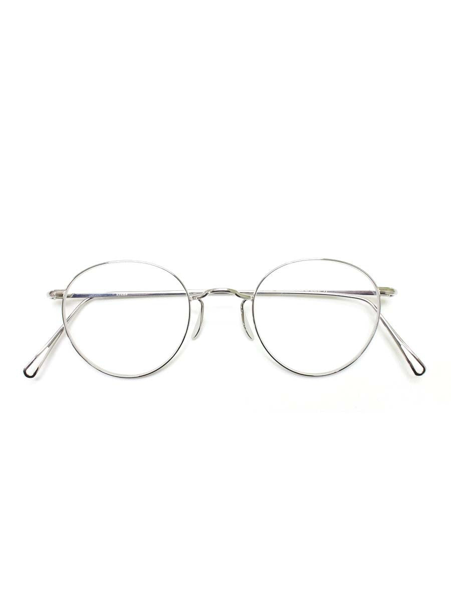 ayame（アヤメ） MANRAY メガネ シルバー マンレイ メタルフレーム フルリム ボストン ITC1N7228RME