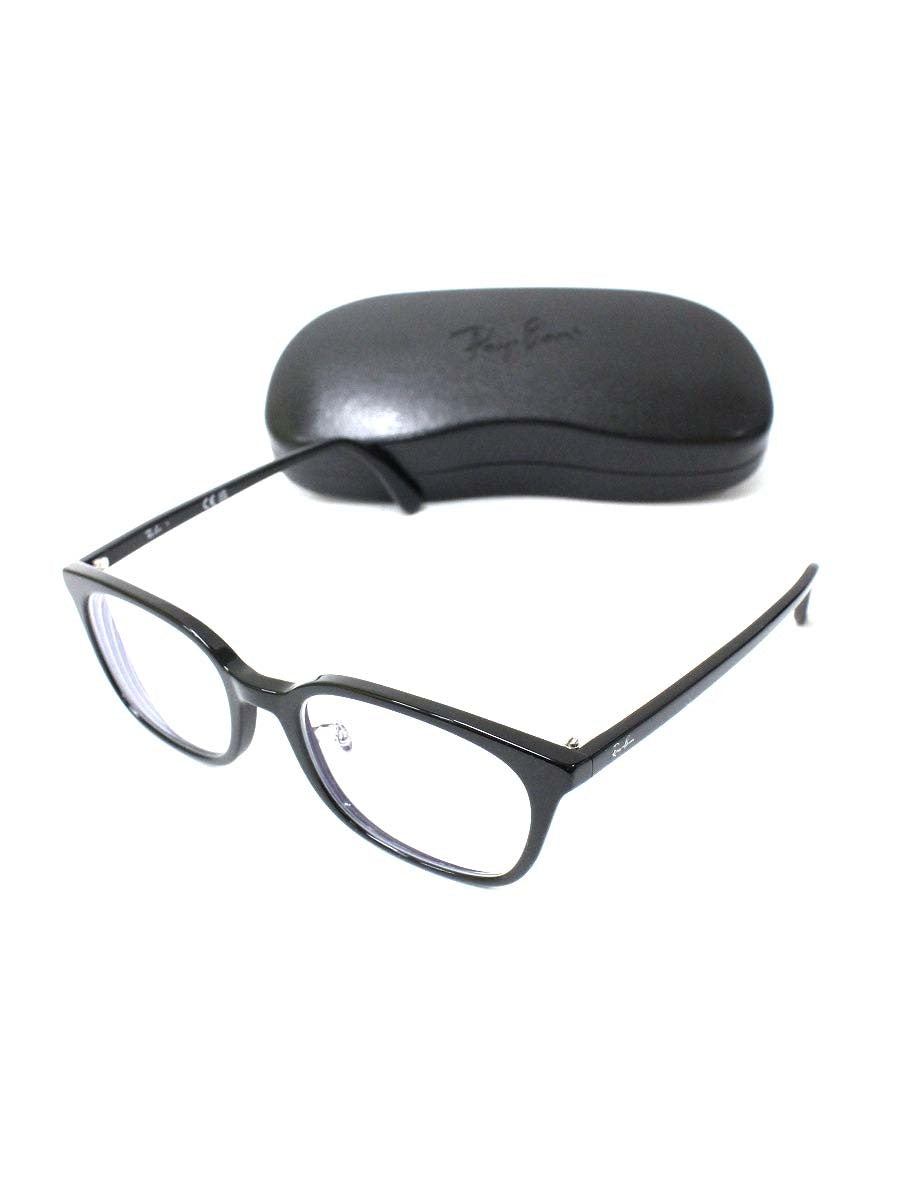 レイバン RB5407D メガネ ブラック セルフレーム フルリム ウェリントン ITLEWV1CEV7O