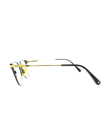 ディータ UNION DRX-2068-A-T メガネ 眼鏡 ブラック/ゴールド コンビフレーム フルリム ウェリントン IT7KKB8MTJUD