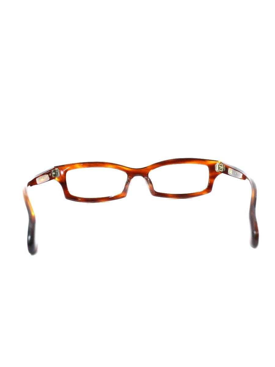 双源 第五作 メガネ ブラウン 手造 セルフレーム フルリム スクエア IT0JNQMTJHVE