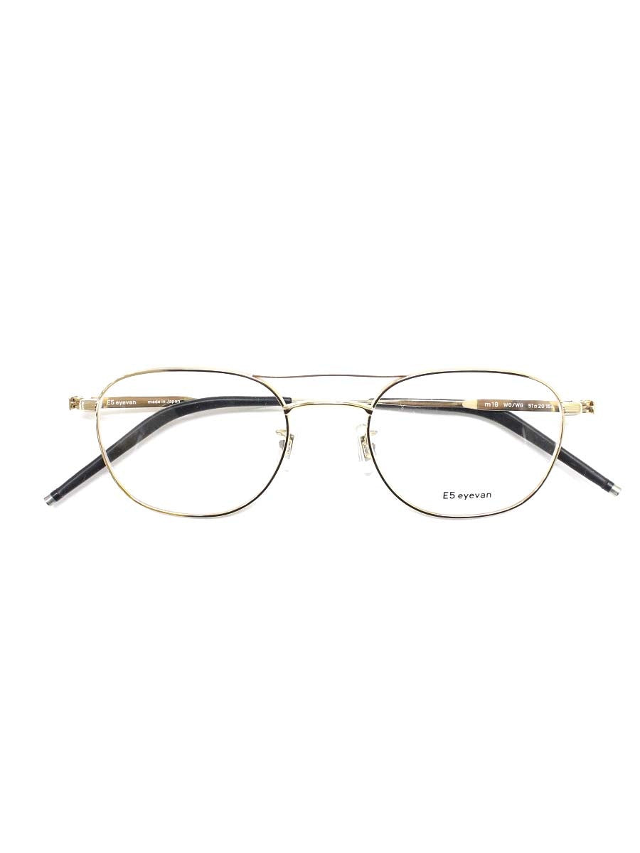イーファイブアイヴァン m18 メガネ ゴールド/ブラック ウェリントン WG/WG IT06RDWM677W