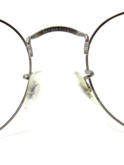 レイバン ROUND METAL OPTICS RB3447V メガネ メタルシルバー/ブラック ラウンド 2620 IT25BA2MC64U