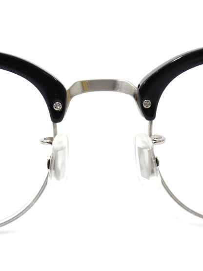イーファイブアイヴァン C3 メガネ ブラック/シルバー セルフレーム セルフレーム IT6YJLQIUFSG