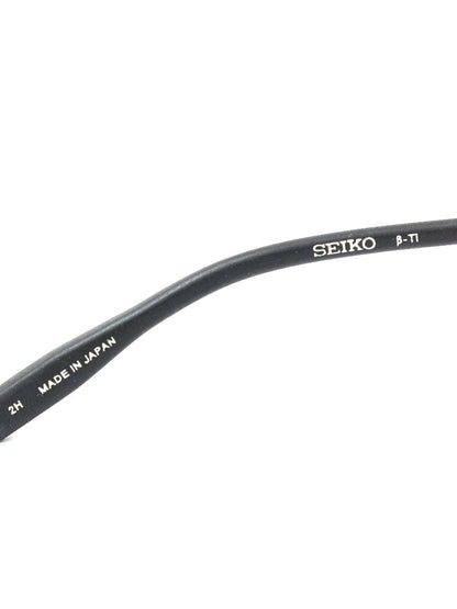 セイコー LF008 メガネ ブラック メタルフレーム フルリム ラウンド（丸メガネ） ITCJOQL60UH8