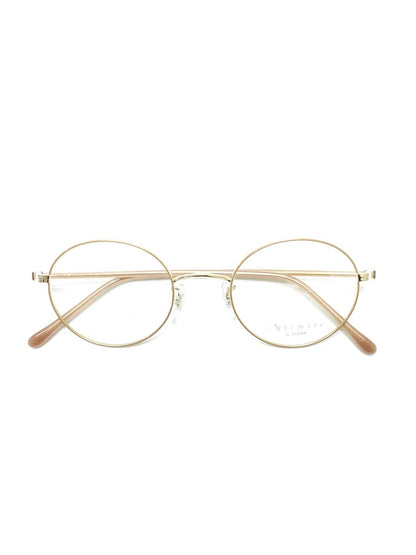 アンティミテ INE-1009 メガネ ゴールド/ミルクピンク INTIMITE BY EYEVAN アイヴァン メタルフレーム フルリム ラウンド ITR9XOZK30NW