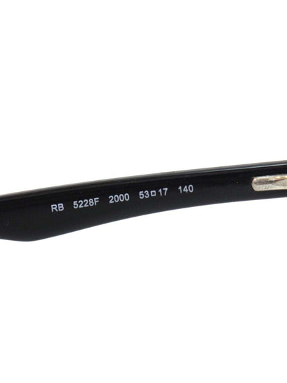 レイバン RB5228F メガネ ブラック セルフレーム フルリム ウェリントン ITX1YUQSNNDK