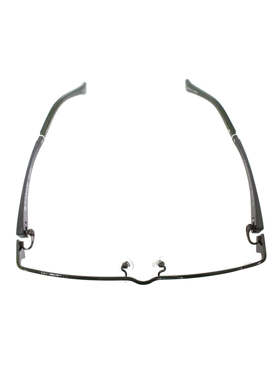 中村勘三郎 KN-2550 メガネ メタルブラウン/ブラック/グリーン メタルフレーム ハーフリム 七宝モダンカラー ITL163JMDW76