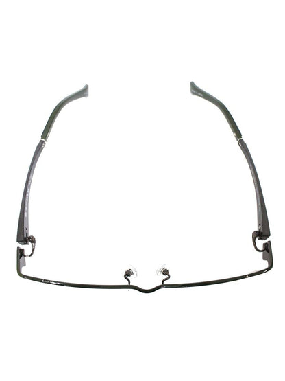 中村勘三郎 KN-2550 メガネ メタルブラウン/ブラック/グリーン メタルフレーム ハーフリム 七宝モダンカラー ITL163JMDW76