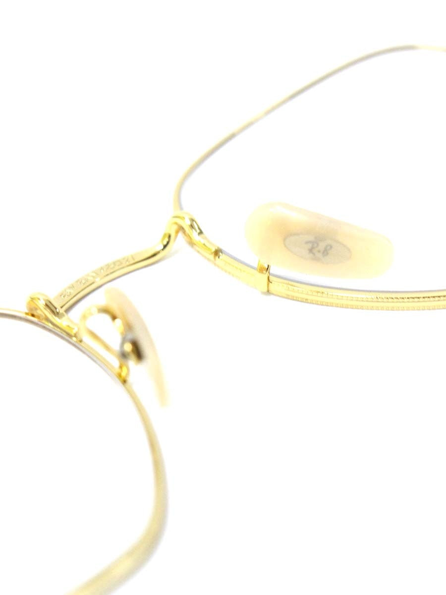 レイバン HEXAGONAL OPTICS RB6448 2500 メガネ ゴールド/ブラウン メタルフレーム フルリム ヘキサゴンシェイプ ITGRSC3NLEME