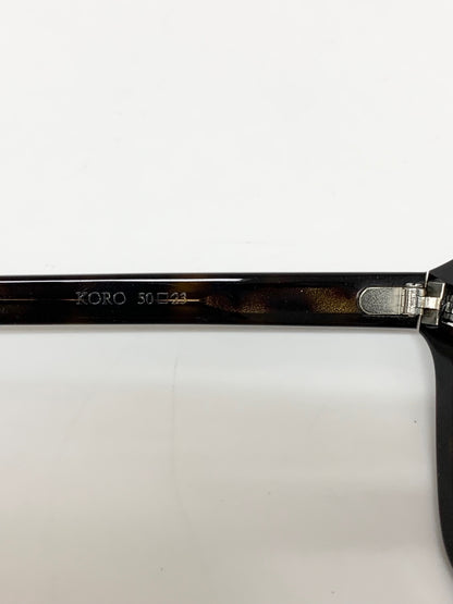 ayame（アヤメ） KORO サングラス ブラウン コロ DHV 4C Emerald セルフレーム フルリム ウェリントン ITG1FPH7UAPK