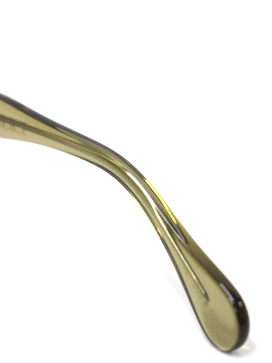 ジュリアスタートオプティカル JULIUS TART OPTICAL × Continuer AR 46 - OLIVE / LIMITED メガネ カーキブラウン セルフレーム フルリム ウェリントン ITFYYNLYW5F4