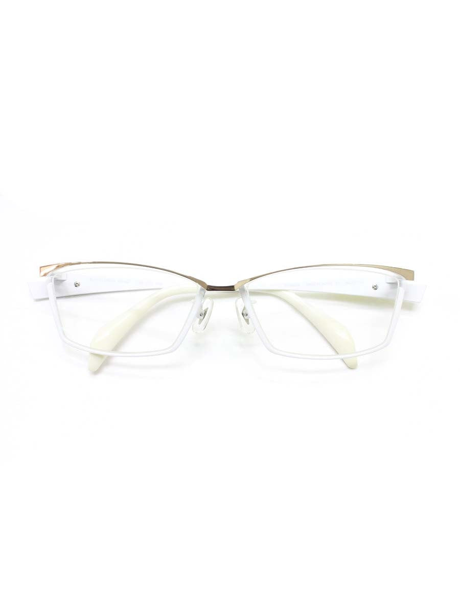 サムライ翔 リラックスライン 仁 SS-J33 LTD メガネ ホワイト 限定カラー メタルフレーム フルリム スクエア ITIE1K78F6ES