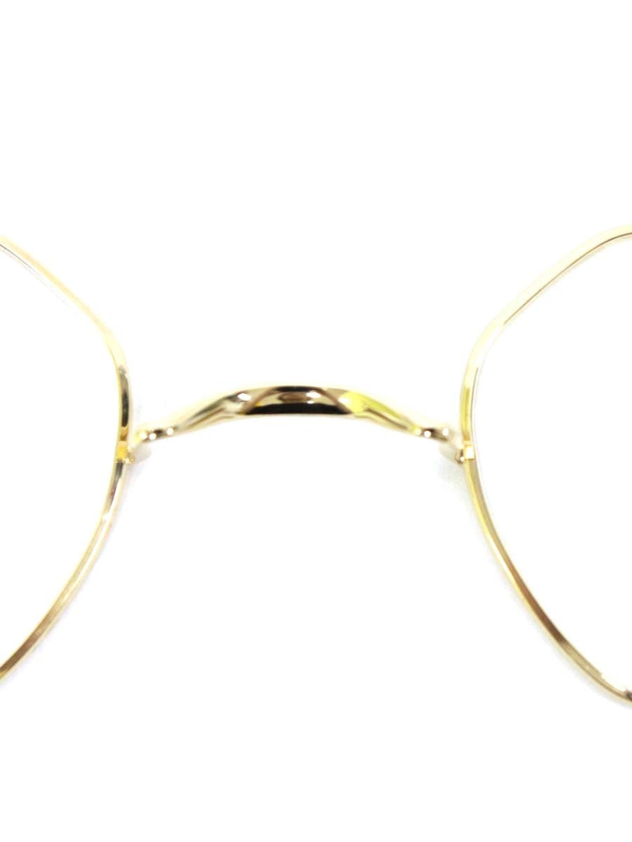 ルノア M2 mod.02 メガネ ゴールド メタルフレーム フルリム オクタゴンシェイプ ITA7T1ILDB3Y