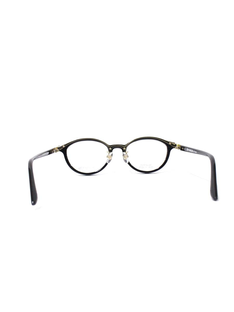 中村勘三郎 KN-2654 メガネ アッシュブラック/ゴールド シープホーンフレーム フルリム オーバルシェイプ COL.C-5 IT74B9JEQC6H