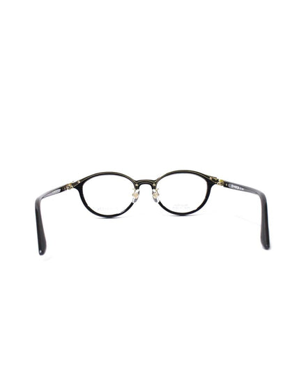 中村勘三郎 KN-2654 メガネ アッシュブラック/ゴールド シープホーンフレーム フルリム オーバルシェイプ COL.C-5 IT74B9JEQC6H