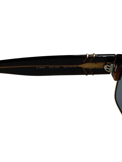 ポリス S1908J サングラス ブラック コンビフレーム フルリム スクエア ITMWLDLIOXA8