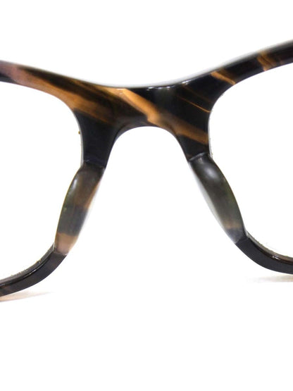 泰八郎謹製 Exclusive IV メガネ ブラウン セルフレーム フルリム スクエア ITFLYX0F8VGG