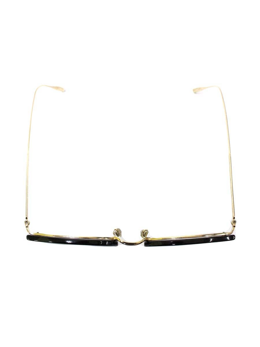 アイヴァン Acosta メガネ ブラック/ゴールド コンビフレーム フルリム ボストン ITUEDEIQDR5W