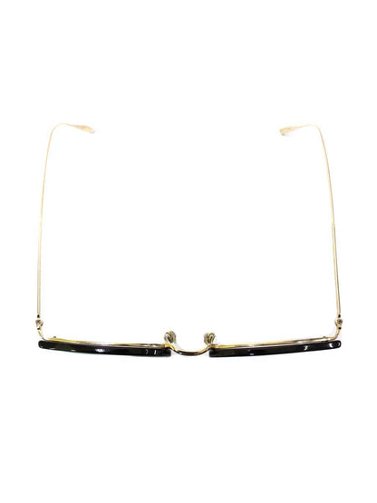 アイヴァン Acosta メガネ ブラック/ゴールド コンビフレーム フルリム ボストン ITUEDEIQDR5W