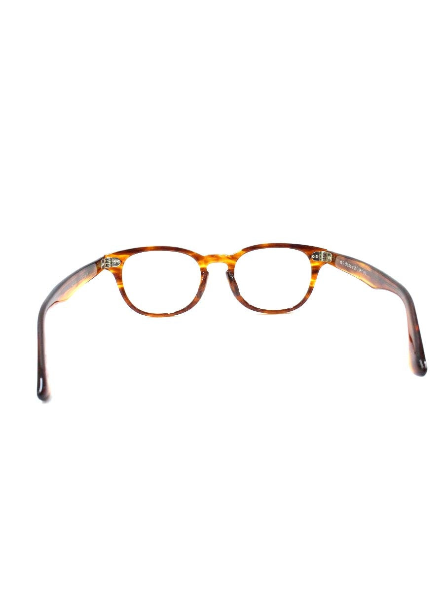 OBJ（オブジェ） havana 80-01 メガネ ブラウン セルフレーム べっ甲柄 ボストン ITTYJCSRQ7JQ