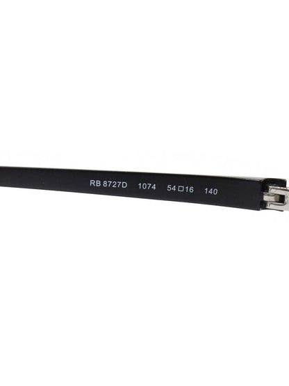 レイバン RB8727D メガネ ブラック スクエア ITDNIDTHUX7W