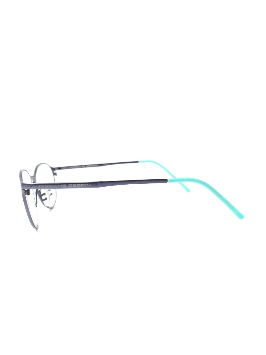 ポルシェデザイン P8253 メガネ メタルグレー/エメラルドグリーン チタニウムフレーム フルリム ラウンド IT93TO97SQWG