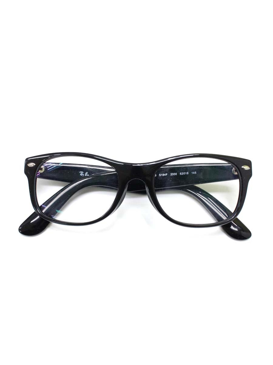 レイバン NEW WAYFARER RB5184F メガネ ブラック セルフレーム フルリム ウェリントン ITDTVBFT5FFT