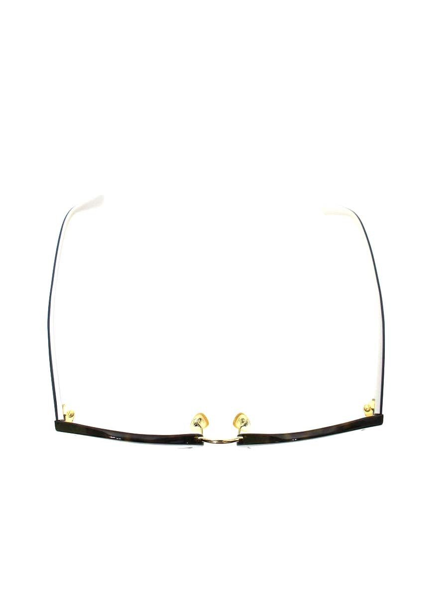 プラダ VPR06V-D メガネ ブラウン/ネイビー/グレー セルフレーム フルリム ボストン IT5YTBKGYA0S