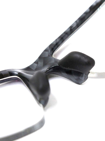 オークリー FLAK2.0 メガネ ブラック/グレー スポーツ 幾何柄 セルフレーム ハーフリム ITKR2W63YQO8