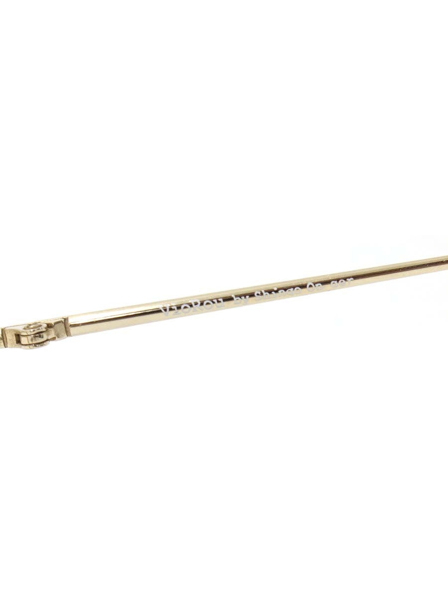 ヴィオルー “B”asic Masako メガネ ベージュ/ゴールド/ブラウン メタルフレーム フルリム IT6CCKK3V8PW