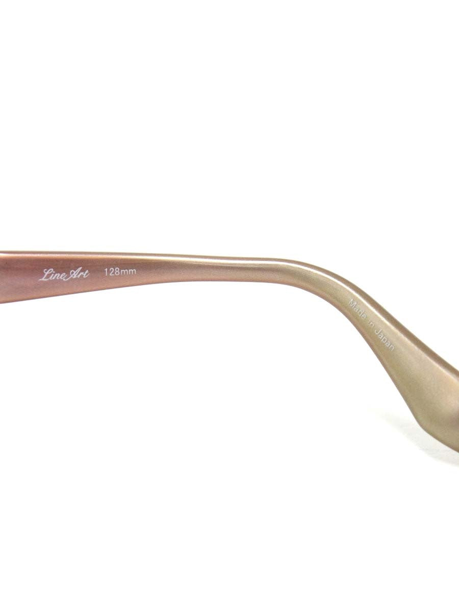 ラインアートシャルマン XL-1048-RO メガネ レッド チタンフレーム フルリム オーバル IT5B3QI7QZES