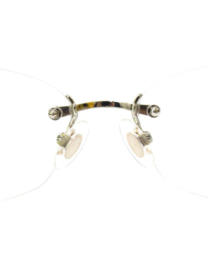 ショパール VCH843J メガネ シルバー/パールホワイト ラインストーン IT75DB0ZGN9W