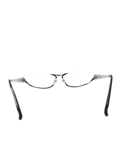 マサキマツシマ MF-1214 メガネ ガンメタル シルバー メタルフレーム ハーフリム スクエア COL.2 ITZ8OSNOOC5C