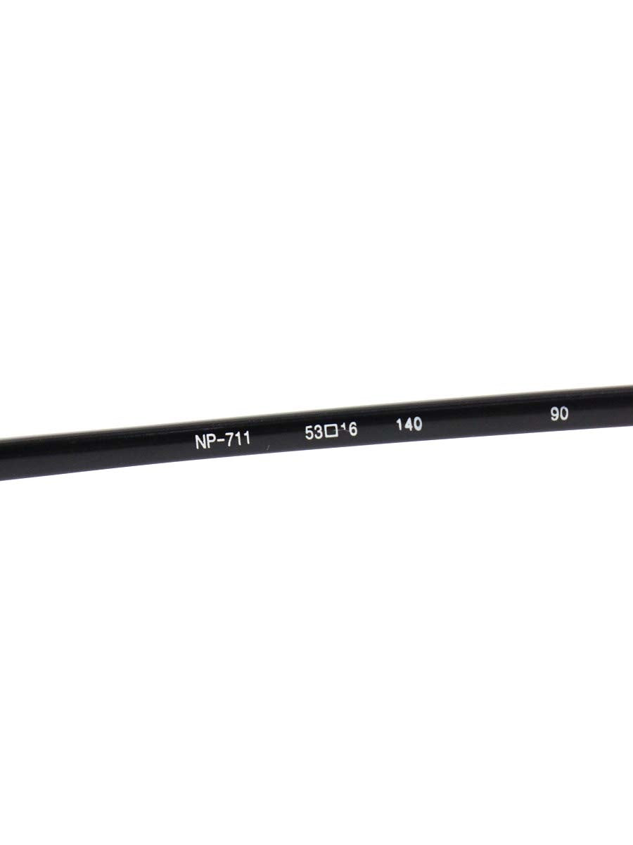 フォーナインズ NP-711 メガネ 眼鏡 ブラック セルフレーム フルリム スクエア IT9KV0NSPHMA