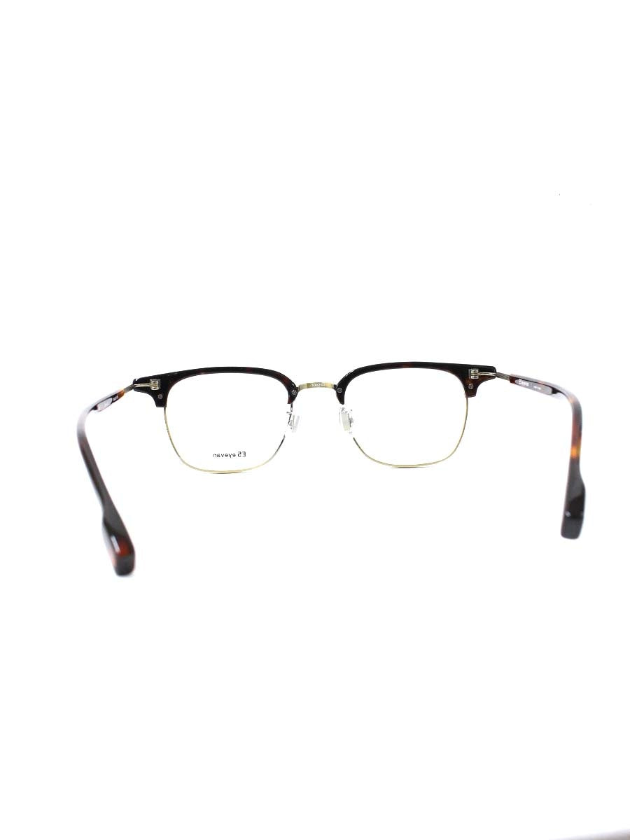 イーファイブアイヴァン C6 メガネ ブラウン/ゴールド ウェリントン べっ甲柄 DW/AG ITKSARPIQ1P4