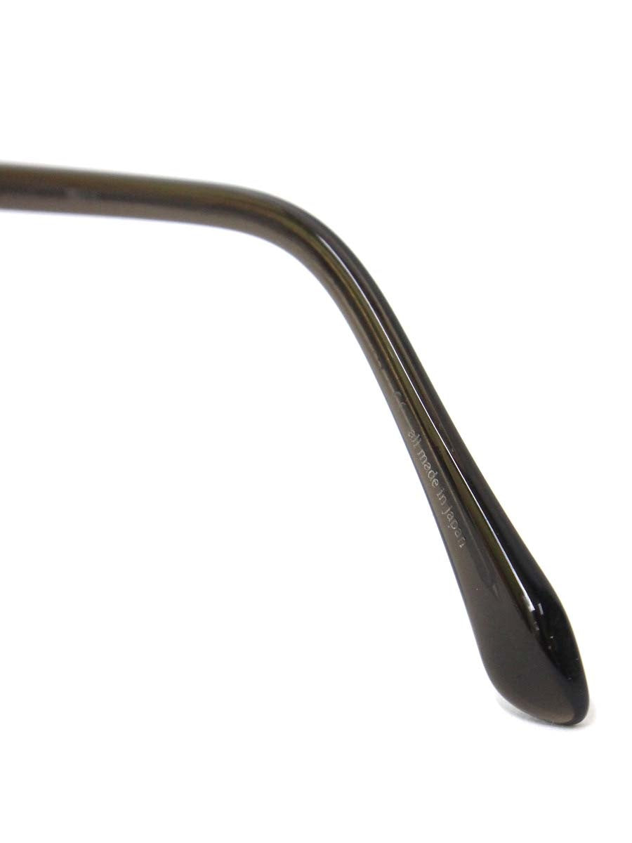 テイラーウィズリスペクト MAX メガネ アンティークゴールド/ブラウン コンビフレーム ボストン IT7U0WMSMGCW