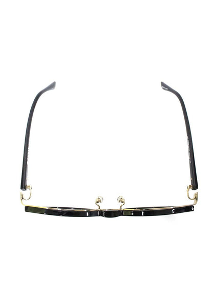 中村勘三郎 KN-2654 メガネ アッシュブラック/ゴールド シープホーンフレーム フルリム オーバルシェイプ COL.C-5 IT74B9JEQC6H