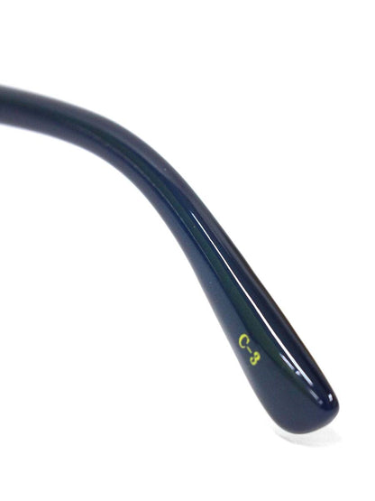 中村勘三郎 KN-2525 メガネ ネイビー コンビフレーム フルリム スクエア IT1RL10AT3Z6